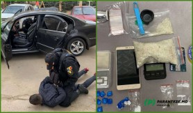FOTO/VIDEO: Zeci de percheziții la o grupare specializată în comercializarea drogurilor. Obțineau venituri de peste 10 000 de lei pe zi